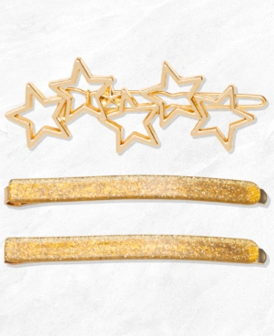 Shop Twelvenyc 3-pc. Gold Star Clip Set