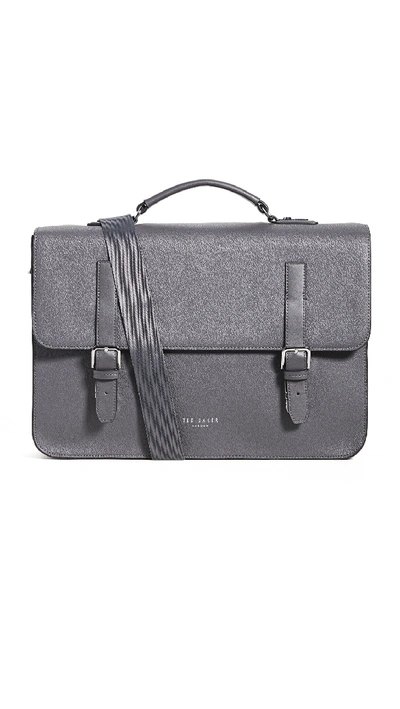 Shop Ted Baker Smiths Satchel In Grey