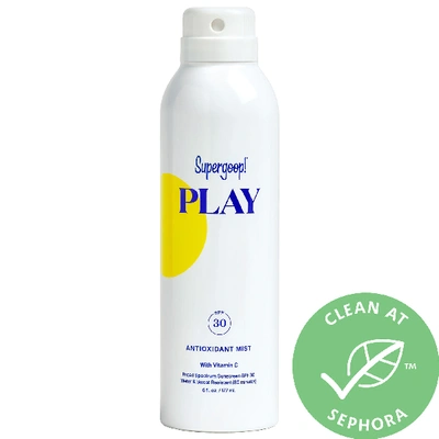 Shop Supergoop ! Play Antioxidant Body Sunscreen Mist Spf 30 6.0 oz/ 177 ml