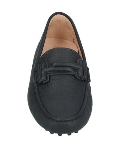 Shop Tod's Loafers In Dark Blue
