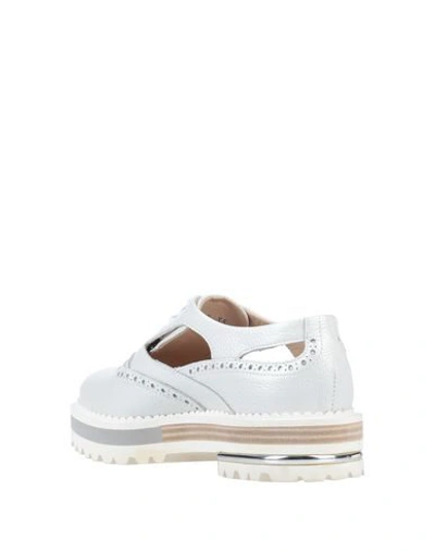 Shop Alberto Guardiani Laced Shoes In Light Grey
