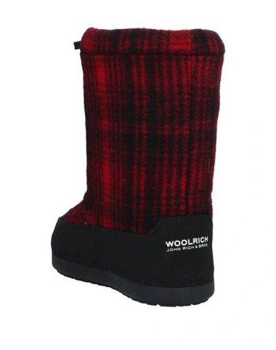 Shop Woolrich Ankle Boots In Red