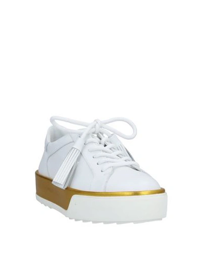 Shop Hogan Woman Sneakers White Size 6 Soft Leather