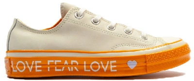 Pre-owned Converse Chuck Taylor All Star 70 Ox Love Graphic Cream (women's) In Egret/egret/field
