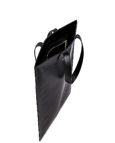 Shop Comme Des Garçons Classic Leather Line B Tote Bag In Black