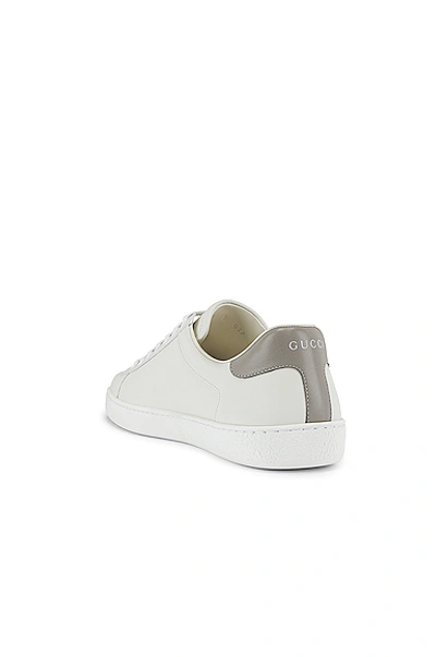 Shop Gucci New Ace Sneaker In White & Grey