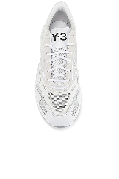 Shop Y-3 Rhisu Runner In White & Black & White