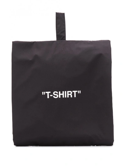 Shop Off-white T-shirt Pouch In Black