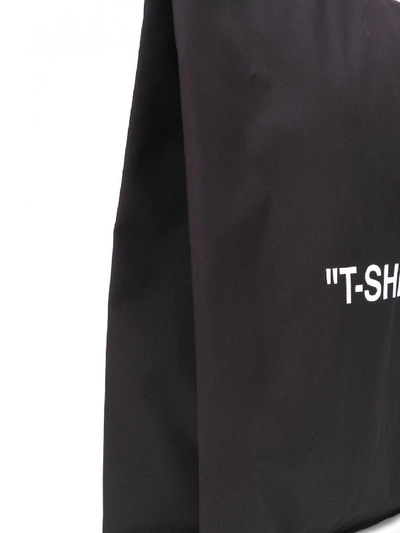 Shop Off-white T-shirt Pouch In Black