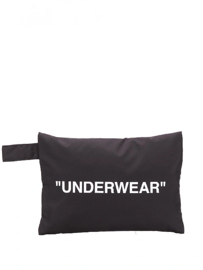 Shop Off-white Underwear Pouch In Black