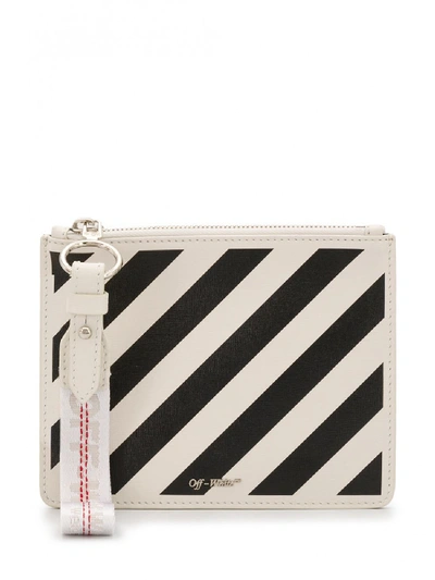 Shop Off-white Leather Pouch