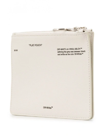 Shop Off-white Leather Pouch