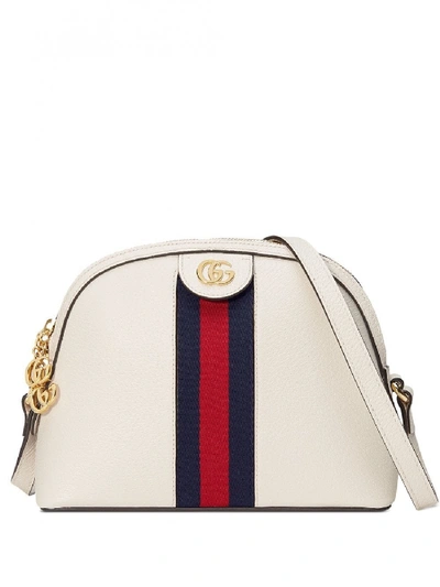 Shop Gucci Ophidia Small Leather Shoulder Bag