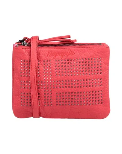 Shop Napapijri Woman Handbag Red Size - Polyurethane