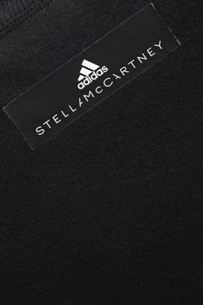 Shop Adidas By Stella Mccartney Laser-cut Stretch Top In Black