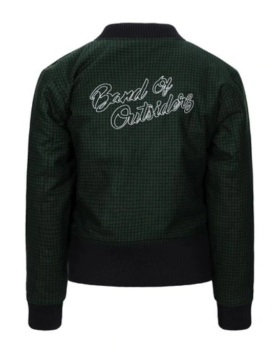 Shop Band Of Outsiders Jackets In Dark Green