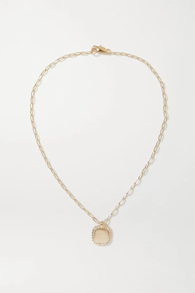 Shop Laura Lombardi Net Sustain Stella Gold-plated Necklace