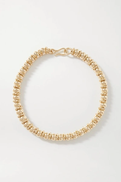 Shop Laura Lombardi + Net Sustain Serena Gold-plated Necklace