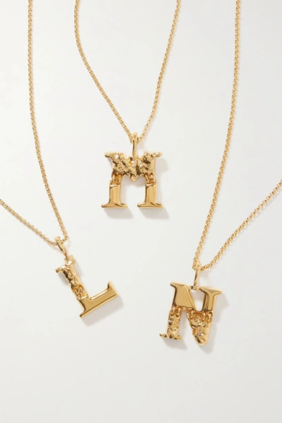 Shop Chloé Alphabet Gold-tone Necklace