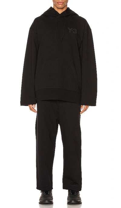Shop Y-3 Terry Cropped Pants In Black
