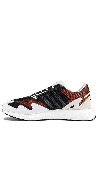 Shop Y-3 Rhisu Runner In Black & White & Yellow Tint