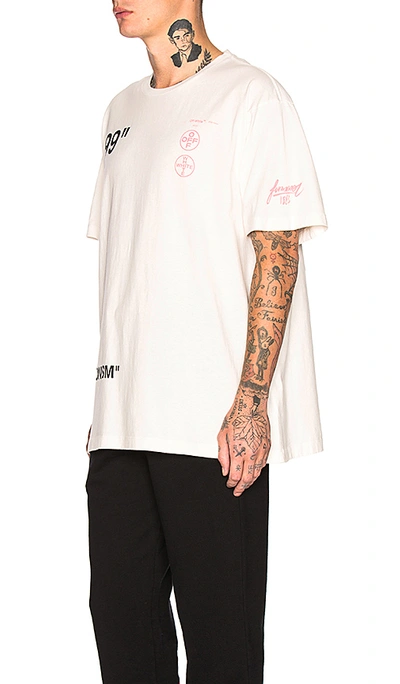 Shop Off-white Boat Tee In Off White & Multi