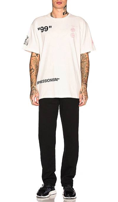 Shop Off-white Boat Tee In Off White & Multi