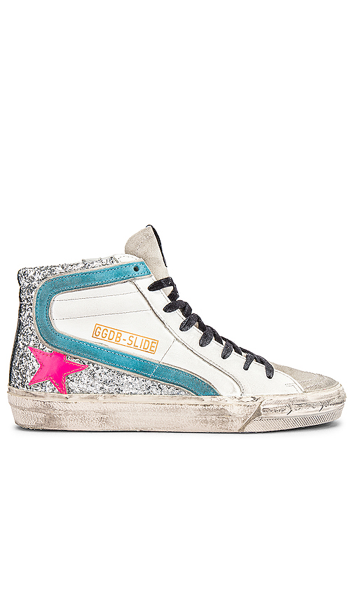 golden goose slide glitter