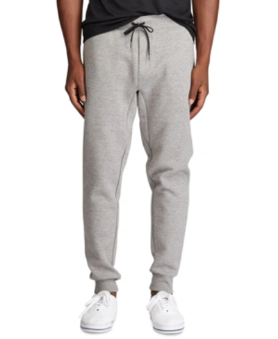 Shop Polo Ralph Lauren Men's Double-knit Joggers In Battalion Heather