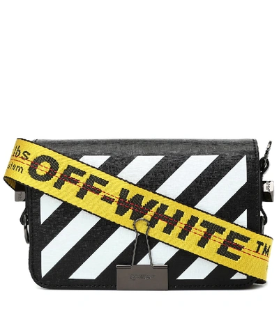 Shop Off-white Binder Clip Mini Shoulder Bag In Black