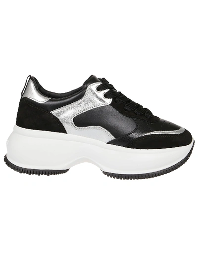 Shop Hogan Maxi I Active Sneaker In Nero/argento