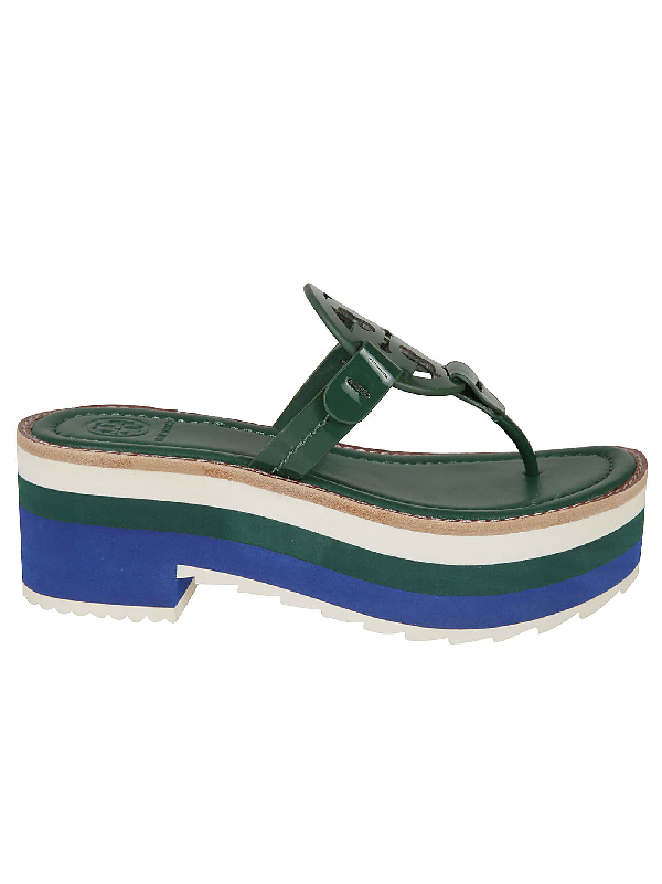tory burch miller cloud leather thong slides