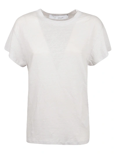 Shop Iro T-shirt Hinton In Grey White