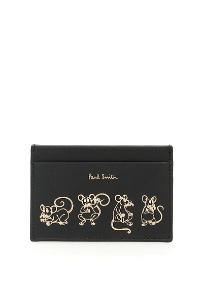 Shop Paul Smith Year Of The Rat Cardholder In Black (black)