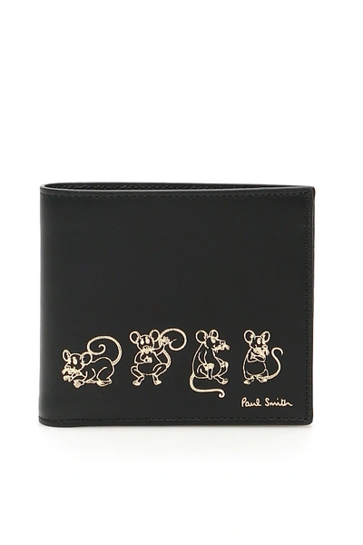 Shop Paul Smith Year Of The Rat Wallet In Black (black)