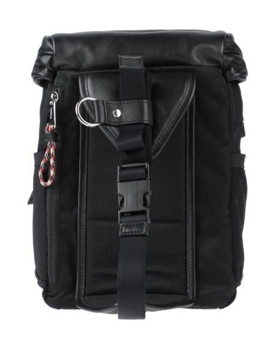 Shop Burberry Man Belt Bag Black Size - Calfskin, Polyamide, Acrylic
