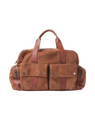 Shop Brunello Cucinelli Travel & Duffel Bag In Brown