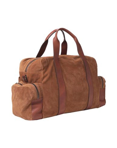 Shop Brunello Cucinelli Travel & Duffel Bag In Brown