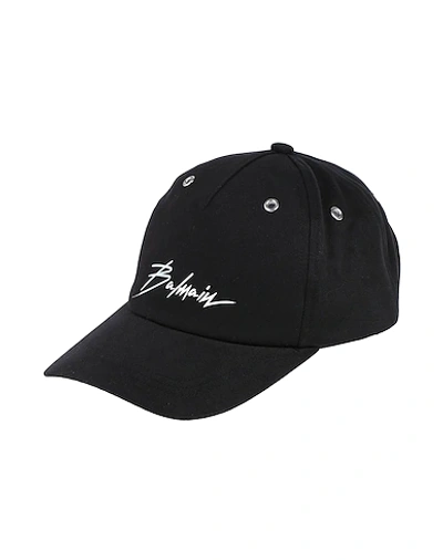 Shop Balmain Hat In Black