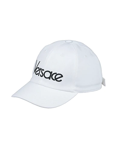 white versace hat