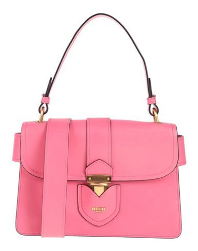 Shop Moschino Cross-body Bags In Pink
