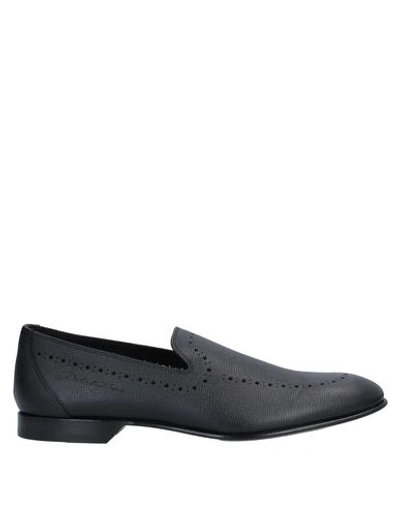 Shop Dolce & Gabbana Man Loafers Black Size 10.5 Soft Leather