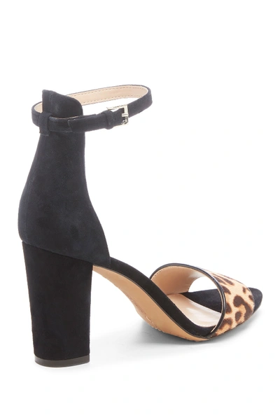Shop Vince Camuto Corlina Ankle Strap Sandal In Black/natural