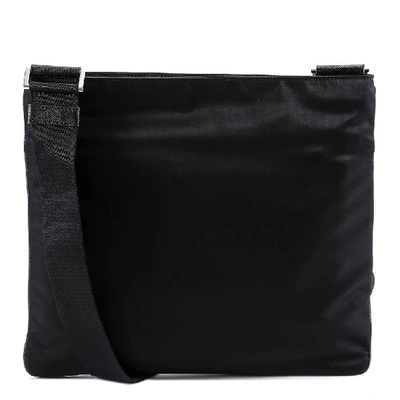 Shop Prada Bandoliera Messenger Bag In Black