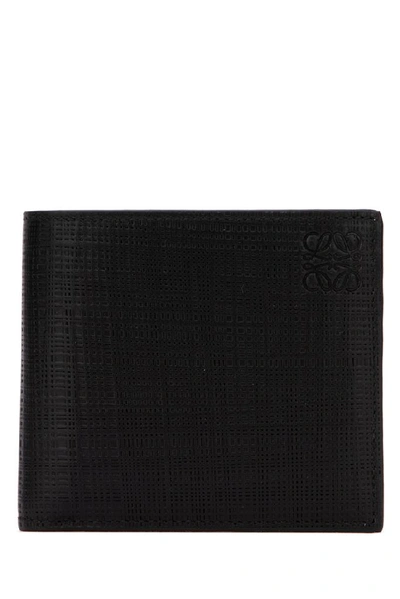 Shop Loewe Billfold Wallet In Black