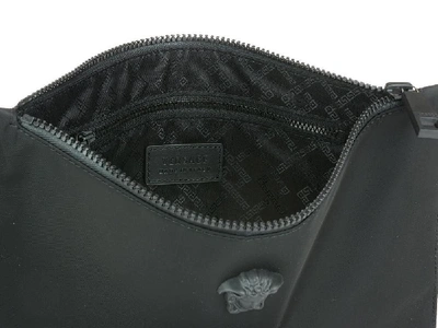 Shop Versace Medusa Clutch Bag In Black