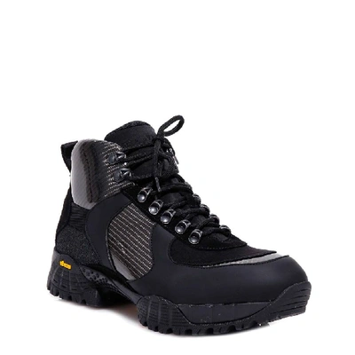 Shop Alyx 1017  9sm Contrasting Panelled Combat Boots In Multi