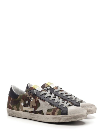 Shop Golden Goose Deluxe Brand Superstar Distressed Sneakers In Multi