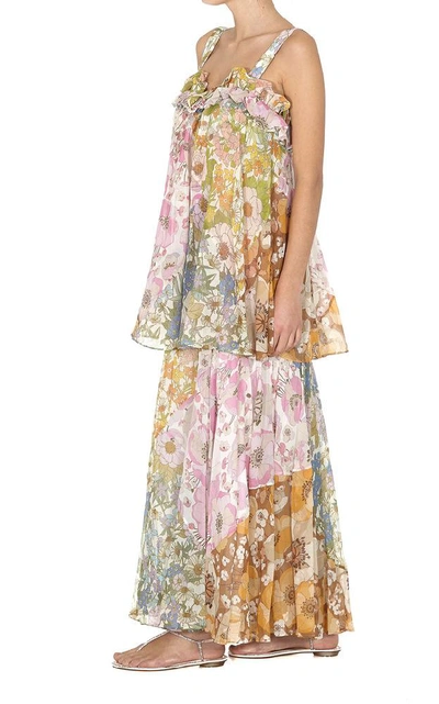 Shop Zimmermann Super Eight Maxi Dress In Multi