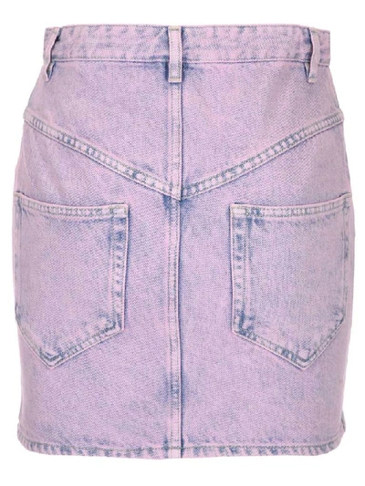 Shop Isabel Marant Étoile Hondo Mini Skirt In Pink